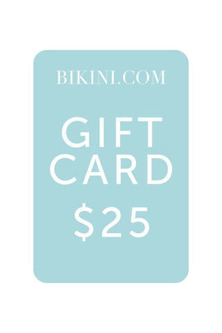 Bikini.com Gift Card $25 Gift Card | Gift Card $25 | Gift Card $25