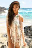 Bikini.com Cropped Poncho Cover-Up | Cropped Poncho
