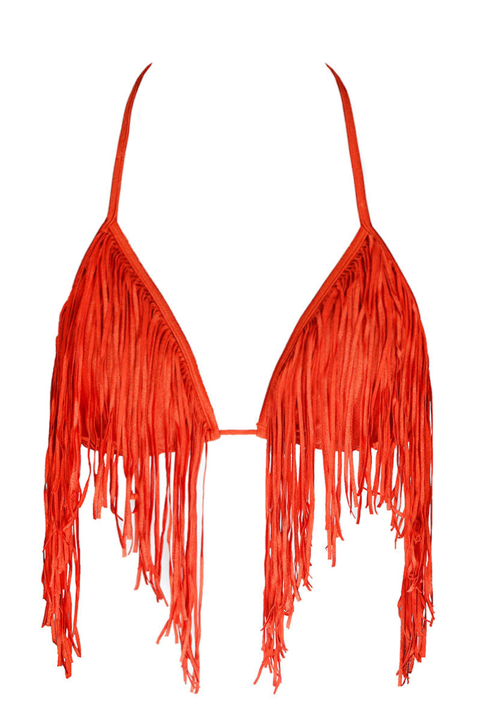 ENVYA Fringe Top Bikini Top | Fringe Top