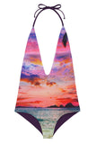 WATER GLAMOUR Deep V Reversible One Piece One Piece | Deep V Reversible One Piece