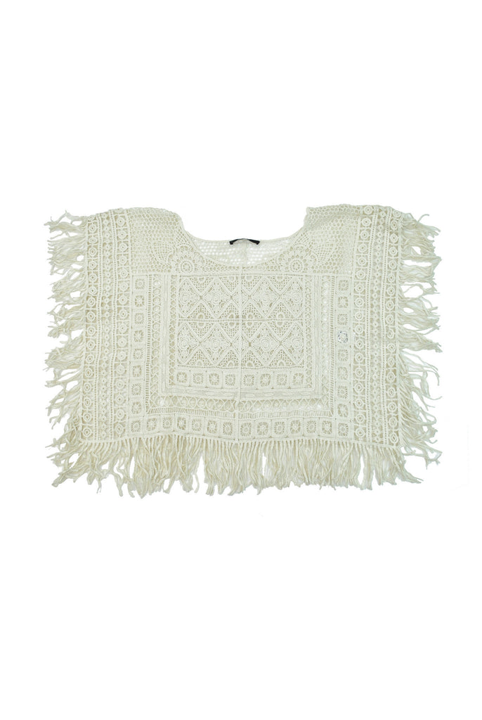 Bikini.com Cropped Poncho Cover-Up | Cropped Poncho